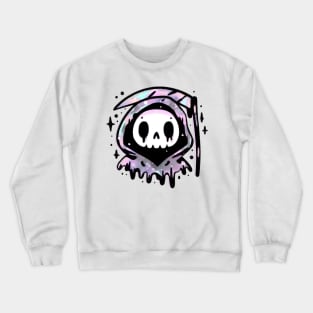 Pastel cute grim reaper kawaii Crewneck Sweatshirt